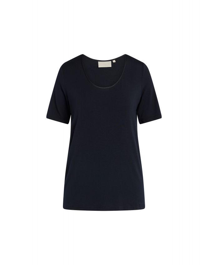 Essenza Julot top korte mouw in anthracite