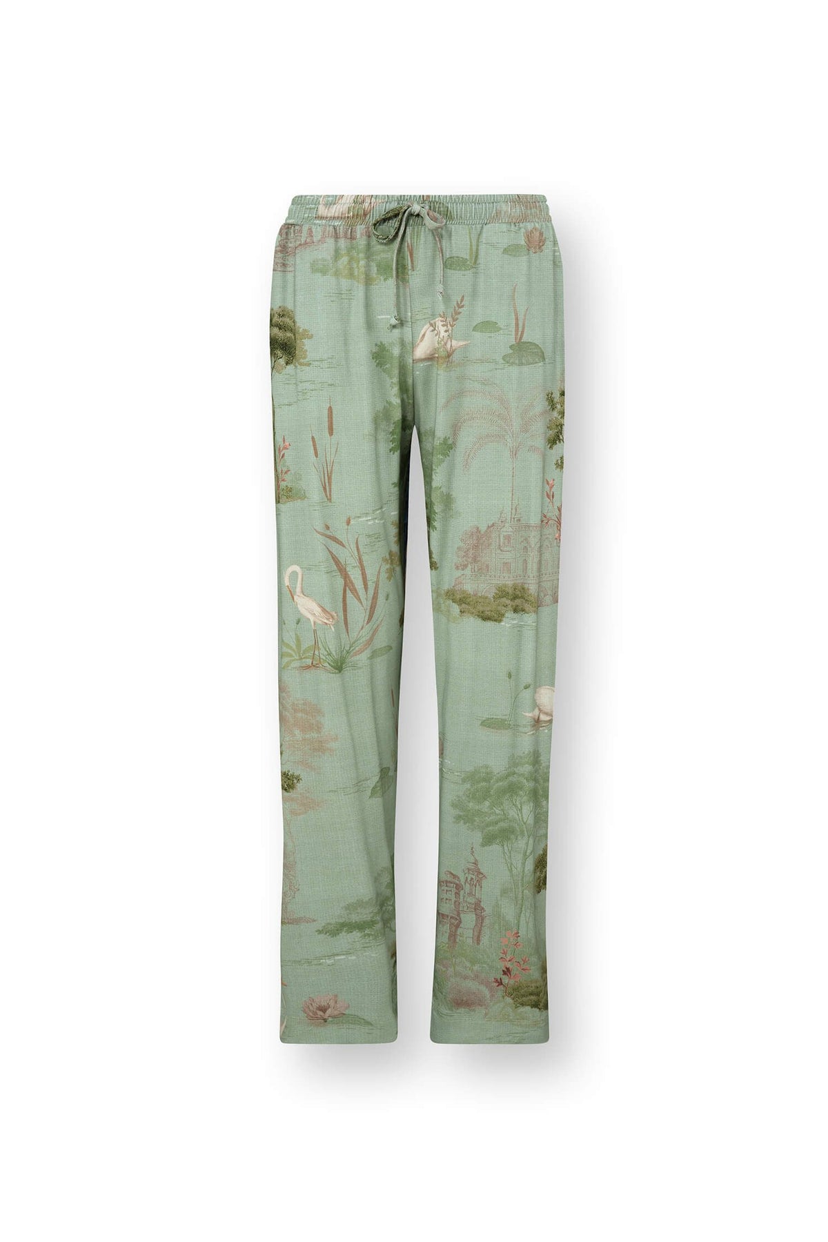 Pip Studio Belin lange broek in darjeeling days groen
