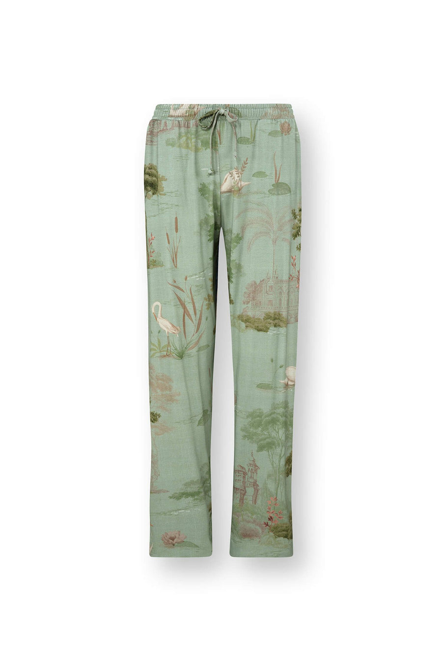 Pip Studio Belin lange broek in darjeeling days groen