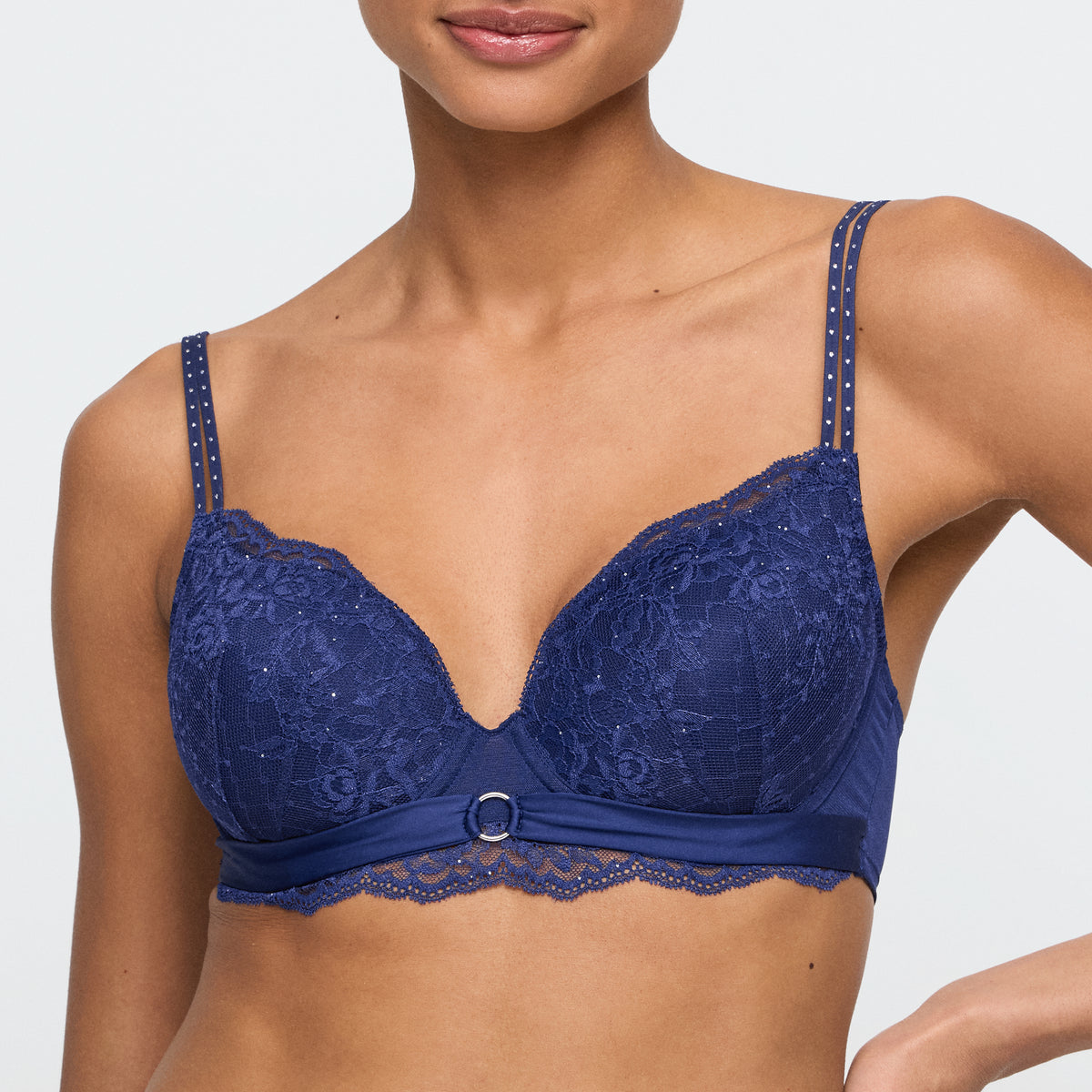 Marie Jo Musea voorgevormde bh hartvorm in saffier blauw
