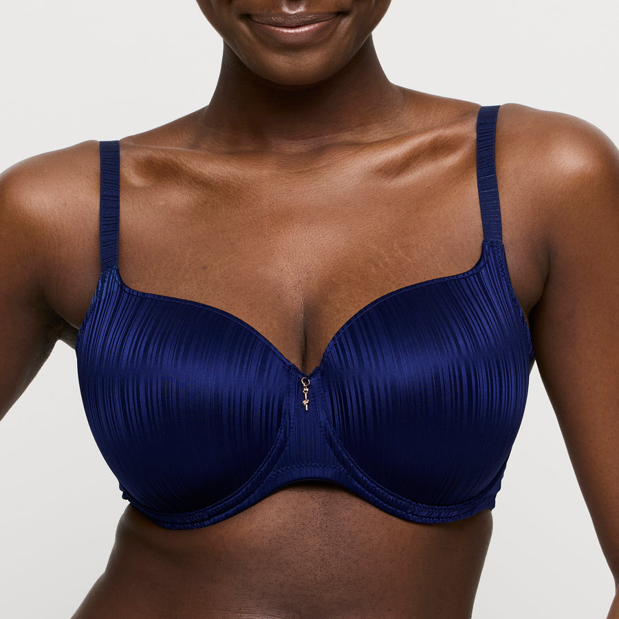 Primadonna Twist Knokke voorgevormde bh hartvorm in saffier blauw