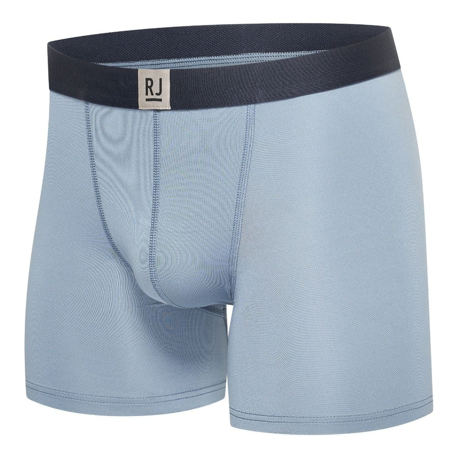 RJ Bodywear Pure Color heren boxershort in steel blue