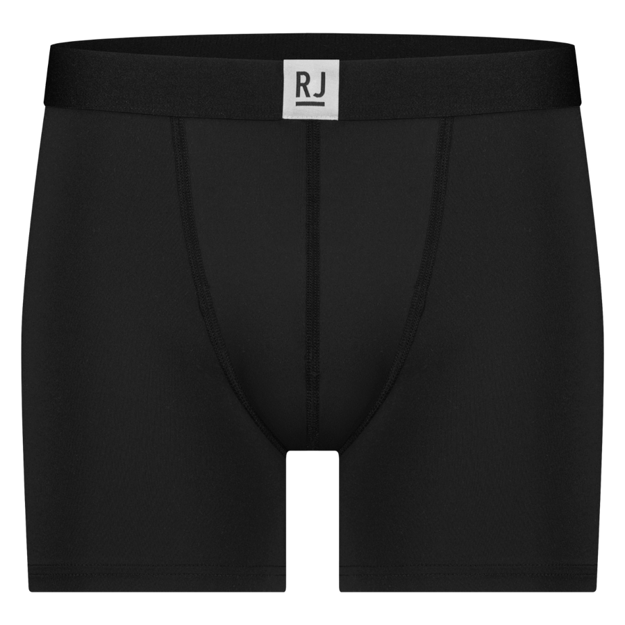 RJ Bodywear Pure Color heren boxershort in zwart