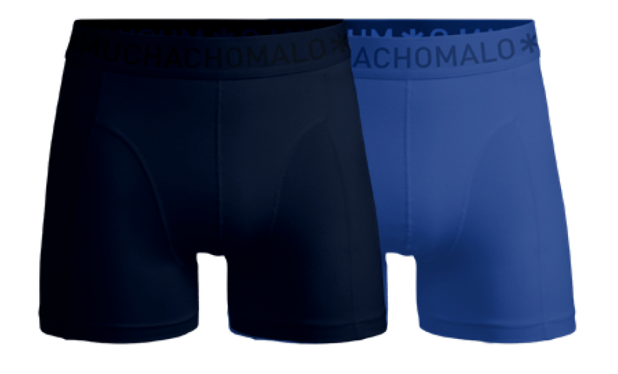 Muchachomalo Solid heren boxershort 2-pack in kleur 684