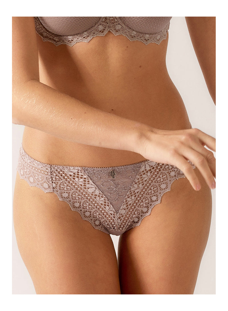 Empreinte Cassiopée string in rose sauvage