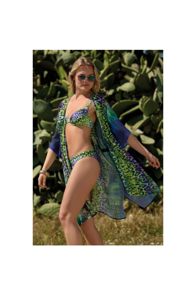 Sunflair tuniek in panter green
