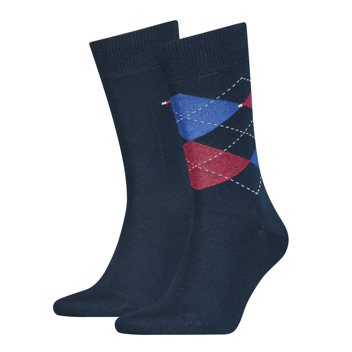 Tommy Hilfiger sokken geruit 2-pack