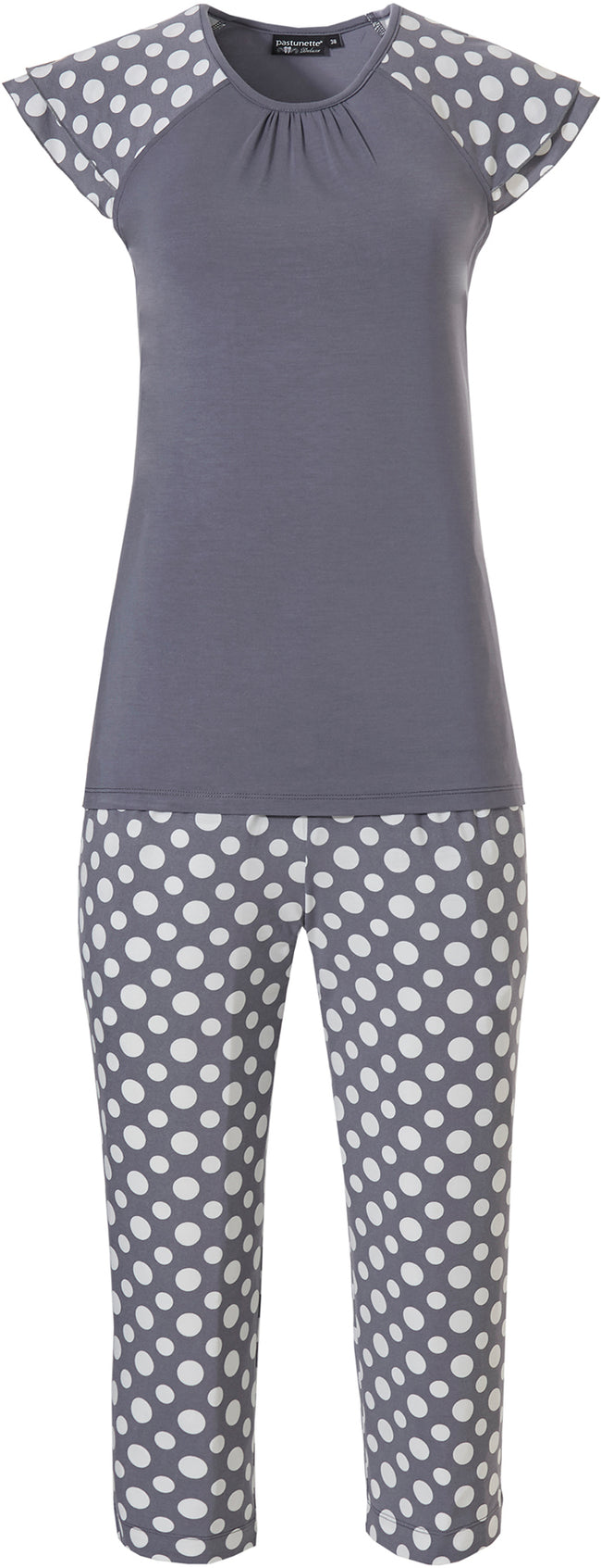 25211-324-3 Pastunette dames Pyjama met Capribroek