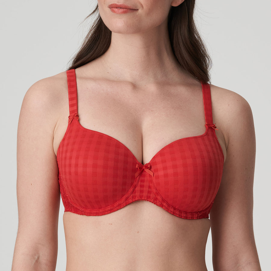 Primadonna Madison voorgevormde bh hartvorm in scarlet