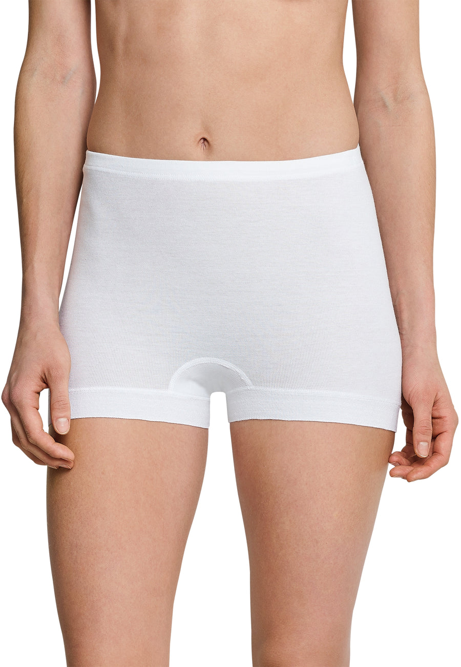 Schiesser Original Classics dames slip met pijpjes 2-pack in wit